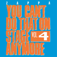 Frank Zappa You Can't Do That On Stage Anymore, Vol. 4 (CD) Album (UK IMPORT)