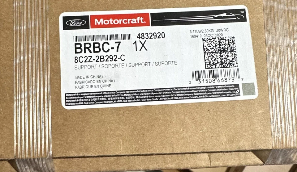 Soporte de pinza de freno delantero BRBC-7 Motorcraft nuevo para furgoneta E150 E250 E350 E450 Foto 1 de 1