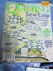 Better Homes & Garden - American Patchwork & Quilting - April 2011 - Picture 1 of 3