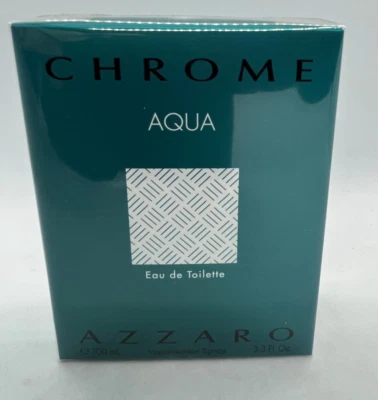 (409,50€/L) Azzaro Chrome Aqua 100 ml Eau de Toilette EdT Spray Neu / OVP - Bild 1 von 2