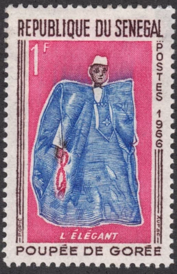 Senegal 1966 - SC# 261 - "Elegant Man" - M-HR Foto 1 de 2
