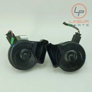 W204 W212 W218 X204 08-18 Mercedes Left & Right High & Low Tone Horn Set A734 - Picture 1 of 9