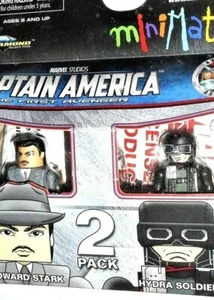 Marvel universe Minimates CAPTAIN AMERICA movie HOWARD STARK HYDRA SOLDIER 2011 - Picture 1 of 2