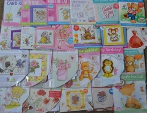 Cross Stitch Card Kits Birthdays Special Occasions Choose From Drop Down Menu - Picture 1 of 59