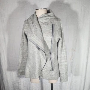 Maglione cardigan BENCH tg L abbigliamento multiuso verde erica zip - Foto 1 di 9