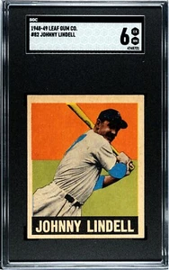 SGC 6 - 1948 / 1949 Hoja # 82 Johnny Lindell RC New York Yankees - Imagen 1 de 3