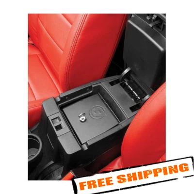 Bestop 42643-01 Black Interior Console Lock Box for 2011-2018 Jeep Wrangler JK - Imagem 1 de 4
