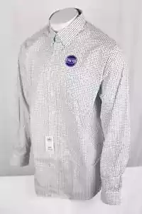 Cinch Men's Stretch Geo Print Long Sleeve Button Down S Small White MTW1105374 - Picture 1 of 3
