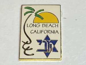 Spilla da bavero JCC Maccabi squadra giovanile ebraica giochi sportivi Long Beach California David - Foto 1 di 2