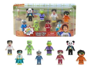 RYAN'S WORLD COLLECTIBLE FIGURE SET OF 8 BRAND NEW SEALED - Picture 1 of 4