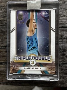 2023 Topps Three Basketball - LaMelo Ball - Triple Double - TD-3 #'d/49 - Picture 1 of 3