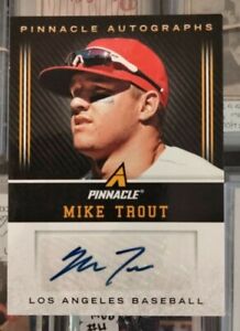 2013 Panini Pinnacle MIKE TROUT Auto ANGELS (early autograph)