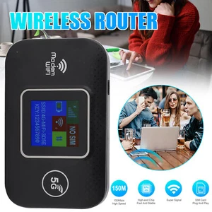 4G LTE WLAN Router 150 Mbit/s WiFi Hotspot Signal Amplifier WLAN Modem Breitband - Bild 1 von 12
