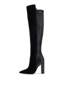 GUESS FL8SEASUE11 stivale tacco pelle nero - Imagen 1 de 3