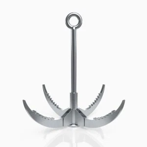 Einziehbar Magnet Angeln Grappling Haken 230mm Edelstahl 500kg Ladung - Picture 1 of 3