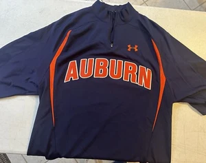 Under Armour Auburn Tigers NCAA Basketball 1/4 Zip Pullover Shirt (M) Final 4 - Bild 1 von 5