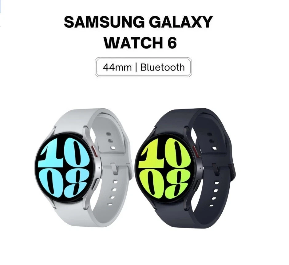 Samsung Galaxy Watch 6 44mm GPS + WiFi + Bluetooth R940 Smart Watch  SM-R940 - Image 1 of 4