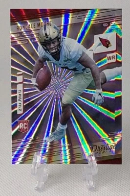🏈2021 prestige RONDALE MOORE (rookie/sunburst) football card #220🏈 *Cardinals* - Image 1 of 2