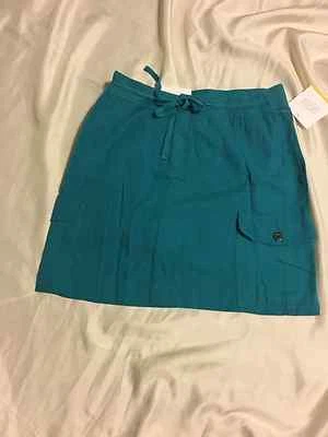 Croft & Barrow: Pantalón corto estilo cargo ajuste natural para mujer: azul pagoda, 6, 8 Foto 1 de 4