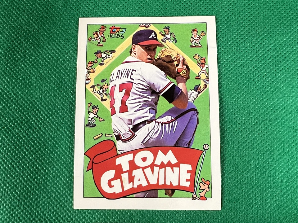 1992 Topps Kids #34 Tom Glavine Atlanta Braves - Image 1 of 1