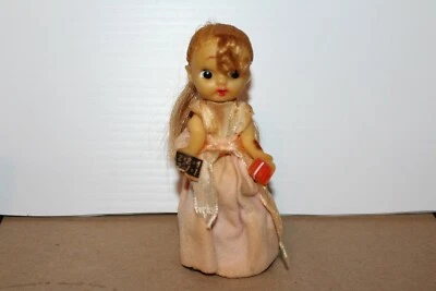  NICE VINTAGE WIND UP  DANCING PONY TAIL GIRL - Image 1 of 4