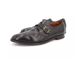 $934 | MOCASSINO ALDEN x BB 12 D NERO SHELL CORDOVAN MONK STRAP ABERDEEN ULTIMO - Foto 1 di 17