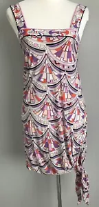 **40*06** EMILIO PUCCI delicate nylon stretch Dress blouse Top Tunic made ITALY - Picture 1 of 12