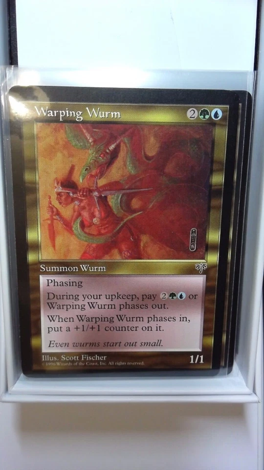 1x Warping Wurm - NM - Mirage - SPARROW MAGIC mtg - Image 1 of 1