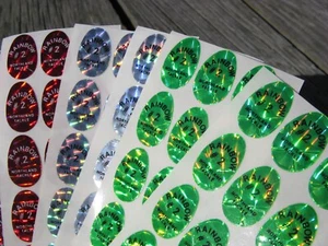 #2 Aparejos Holográficos Northland Repuesto Calcomanías Arco Iris Paquete Lote de 168 B6 - Imagen 1 de 4