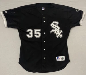 Vintage Russell Athletic Chicago White Sox Diamond Collection Jersey Sz 48 XL - Picture 1 of 11