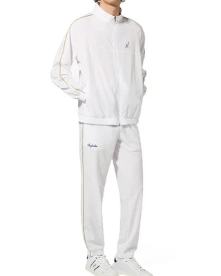  Voller TrainingsAnzug HERREN Australian Ripple Weiss Mikrofaser gewebt  - Bild 1 von 4