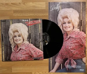 Dolly Parton - The Best of (1975) Vinyl LP + POSTER • Greatest Hits, Jolene - Picture 1 of 2