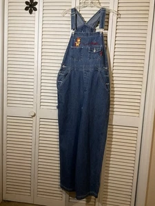 Vintage Winnie Puuh Denim Overall Cowboy Pooh Damen Medium gebraucht, in einwandfreiem Zustand - Bild 1 von 7