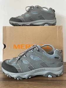 Merrell Moab Low 3 Botas de Senderismo Azul Gris Negro Reino Unido Damas Niñas Talla 5 Con Caja - Imagen 1 de 15