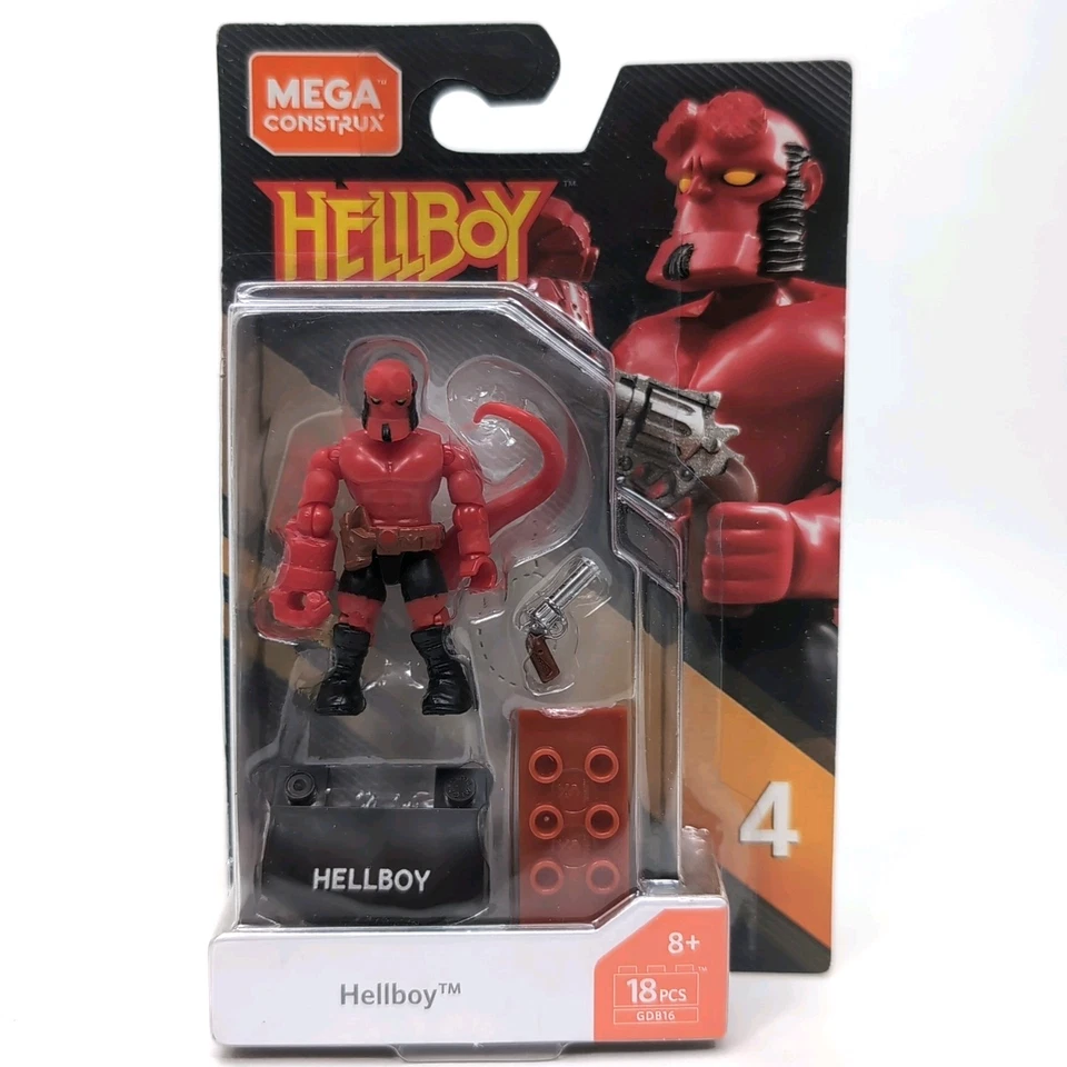 Mega Construx Hellboy 2018 Series 4 GDB16 Figure Pack – New Sealed - Image 1 of 2