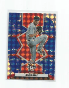 CHRIS SALE (Boston Red Sox) 2022 PANINI MOSAIC BLUE PRIZM PARALLEL CARD #63 - Picture 1 of 1