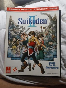 Suikoden II 2 Prima Official Strategy Guide Konami PS1 Amazing Shape!!! - Picture 1 of 5