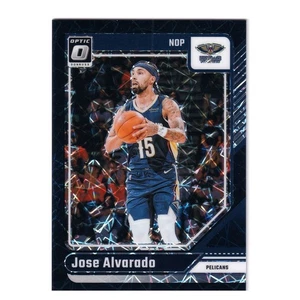 2024-25 Donruss Optic Black Velocity Prizm #125 Jose Alvarado /39 Pelicans - Picture 1 of 3