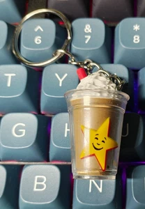 Carls Jr Milkshake Novelty Keychain - Picture 1 of 3