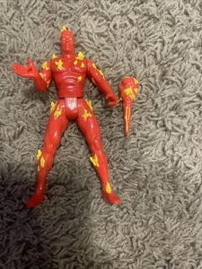 Modellino ToyBiz Marvel Super Heroes Torcia Umana Fantastici Quattro 1992 Vintage - Foto 1 di 5