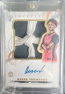 Ausar Thompson 2022 Topps Inception OTE Jumbo Shoe Lace Game Worn Auto #1/1 - Bild 1 von 3