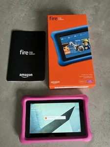 Amazon Kindle Fire 7 16gb WiFi (5th Generation) magenta, boxed. - Picture 1 of 11