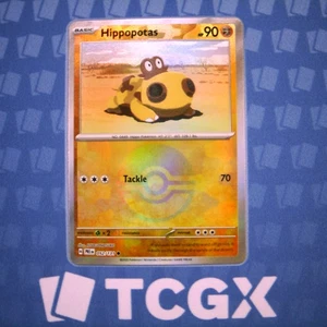 Pokemon - Hippopotas (Poke Ball Pattern) - 052/131 - SV: Prismatic Evolutions NM - Picture 1 of 1