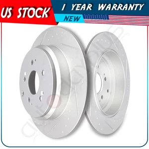 2 Rear 334 mm Brake Discs Rotors Kit Fits 2010 - 2013 Acura ZDX 07 08 - 2013 MDX - Bild 1 von 6