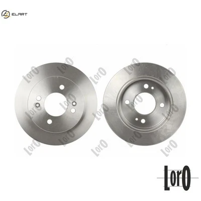 2x BRAKE DISC 231-04-089 FOR HYUNDAI KIA PICANTO/III D3FA 1.1L G3LA 1.0L 3cyl - Image 1 of 4