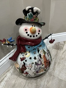 Blue Sky Clayworks von Heather Goldminc Schneemann The Night Before Christmas  - Bild 1 von 11
