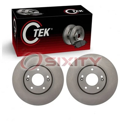 2 件 Centric 前盘式制动转子适用于 2011 - 2016 起亚 Optima 2.4L L4 iv — 第 1/4 张图片