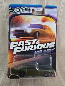 2025 HOT WHEELS FAST & FURIOUS SILVER SERIES Villains 1973 Chevy Camaro 4/5 - Picture 1 of 9