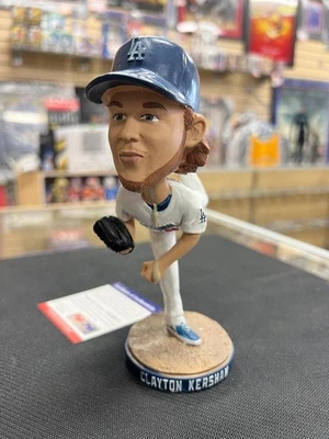 PSA/DNA Authentic Clayton Kershaw Autograph Los Angeles Dodgers Bobble Head - Image 1 of 3