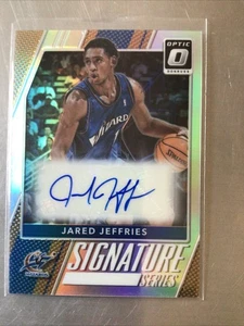 2017 Panini Donruss Optic Signature Series Holo Silver Prizm Jared Jeffries Auto - Picture 1 of 2